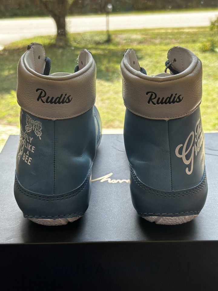 New RUDIS THE GREATEST WRESTLING SHOES RARE MEN'S SIZE10 MUHAMMAD ALI