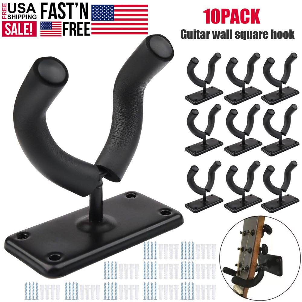 Lot of Guitar Hanger Stand Holder Hooks Display Wall Mount Instrument Display