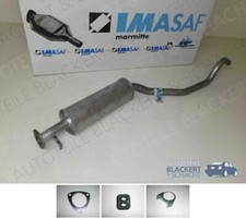 IMASAF Auspuff MSD, Mitteltopf für Opel VECTRA A 1.6 i/1.7 TD 52-60KW m.Kat
