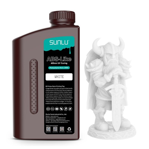 SUNLU 1KG 3D Printer Resin Water-Wash ABS/Standard Plus/Toughness Resin/ABS-Like - Afbeelding 29 van 65