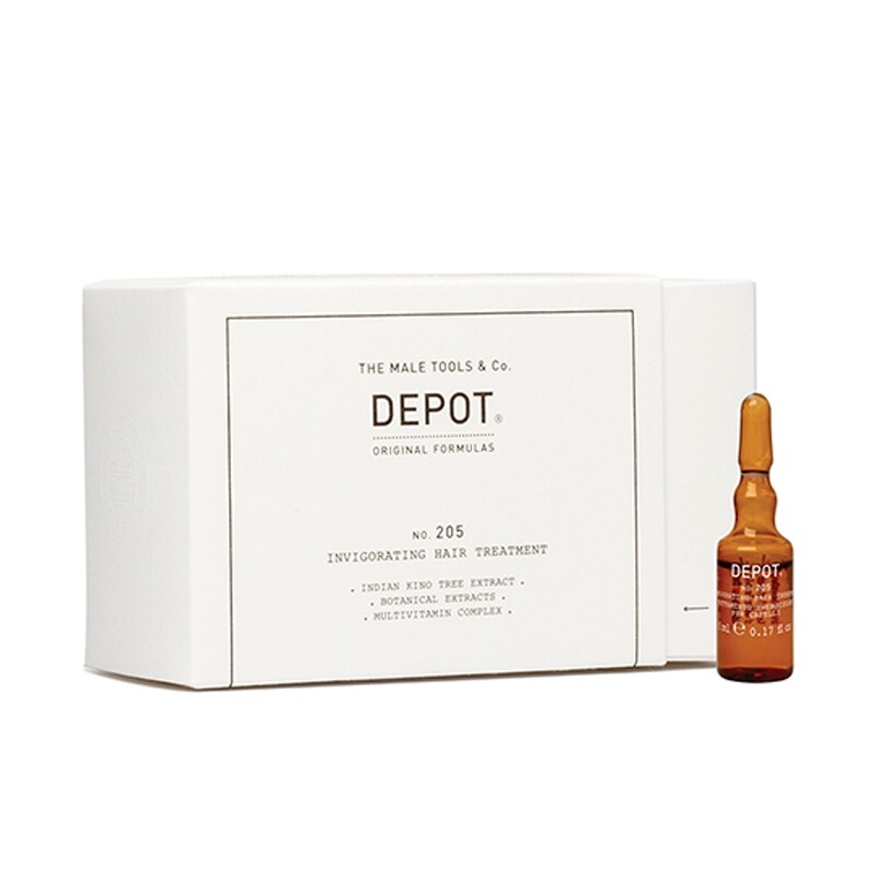 DEPOT no.205 Invigorating Hair Treatment 10x5ml