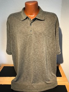 Mens-Tommy-Bahama-Relax-S-S-Polo-Golf-Shirt-Size-2XL-XXL-Silk-Dark-Gray