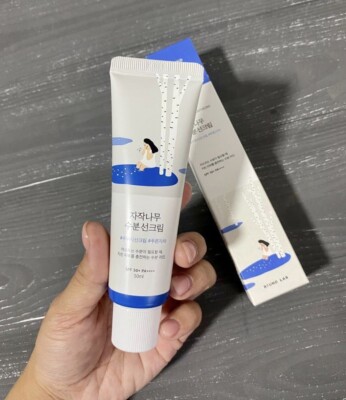 ROUND LAB Birch Juice Moisturizing Sun Cream 50ml+50ml SPF50+ PA++++, KBeauty