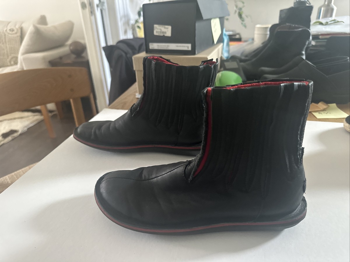 Camper Human Energy Black Flat Used boots for sale | eBay