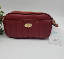 Time and Tru NWT Rusty Red Magnetic Closure Shoulder Bag Purse Handbag 