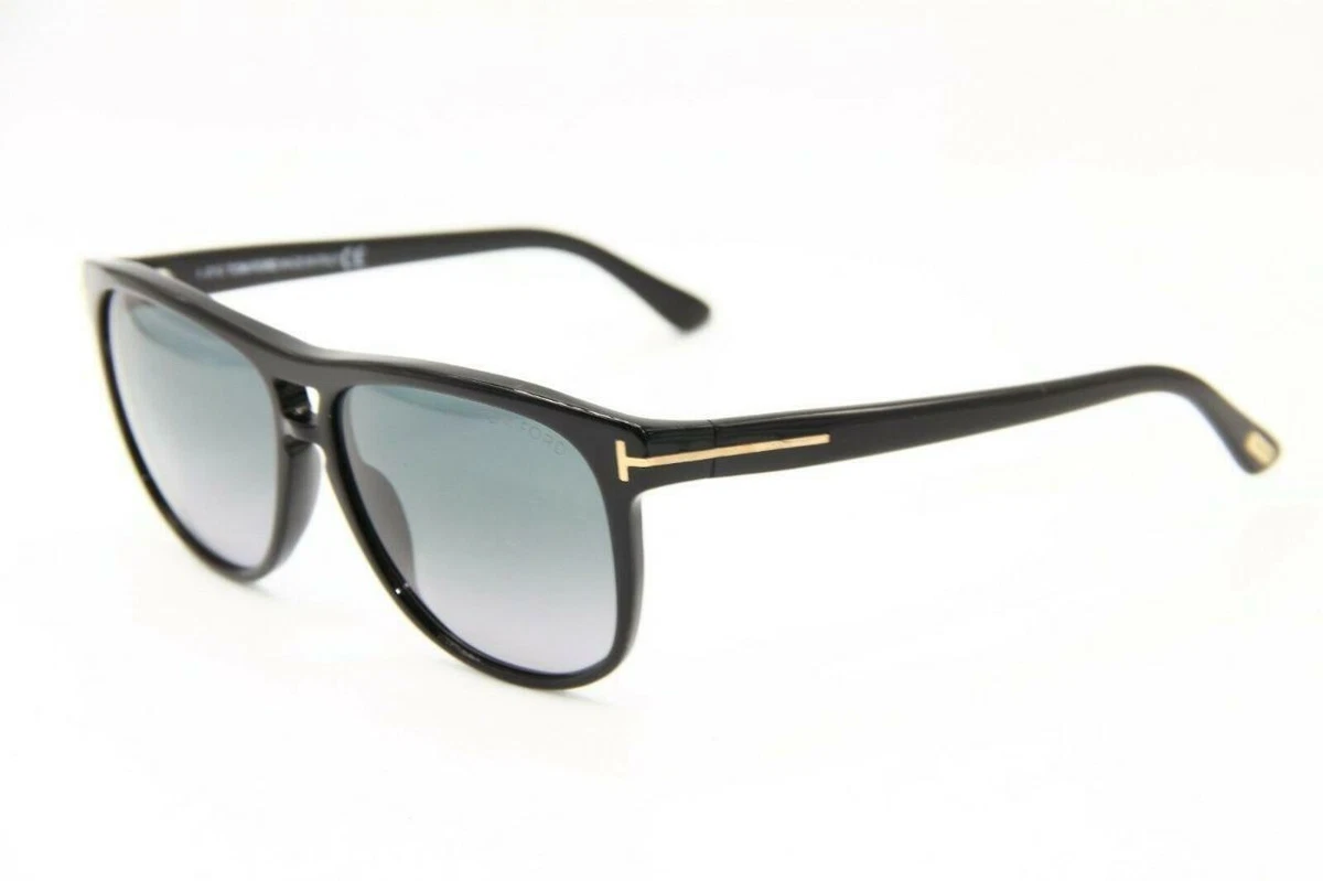 Tom Ford Lennon TF 288 01N Black Gray Blue Gradient Sunglasses Gafas de sol  55mm