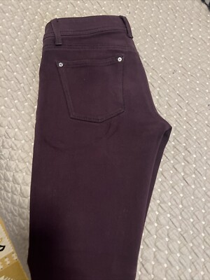 DL1961 Emma Leggings Pants Womens 26 28 4 Way Stretch 360 Comfort Red Rosewood