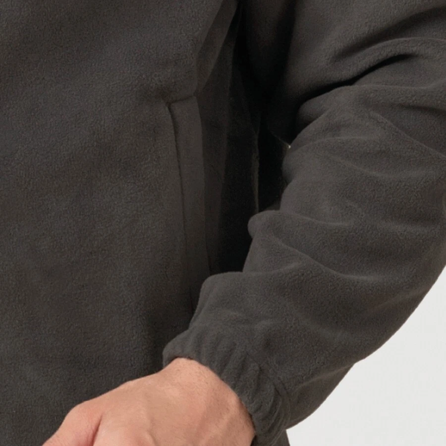 Pile uomo zip intera taglie e colori assortiti - Immagine 4 di 4