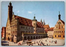 Postcard Germany Rothenburg Town Hall  37U