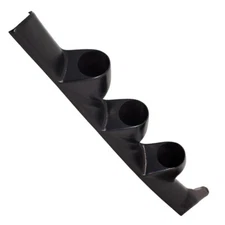 GlowShift Black Triple Gauge 52mm Pillar Pod for 1993-1997 Honda Del Sol