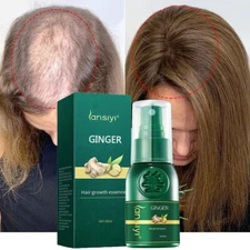 Hair Growth Dense Regrowth Ginger Serum Oil Anti-Loss Treatment Essence Spray