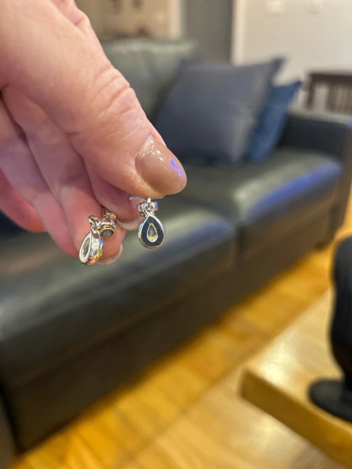 Disfraz cariño pequeño pendientes colgantes Foto 3 de 3