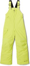 NWT Columbia Youth Size 3T TODDLER Snow Bibs, Adventure Ride Bib New YELLOW 75