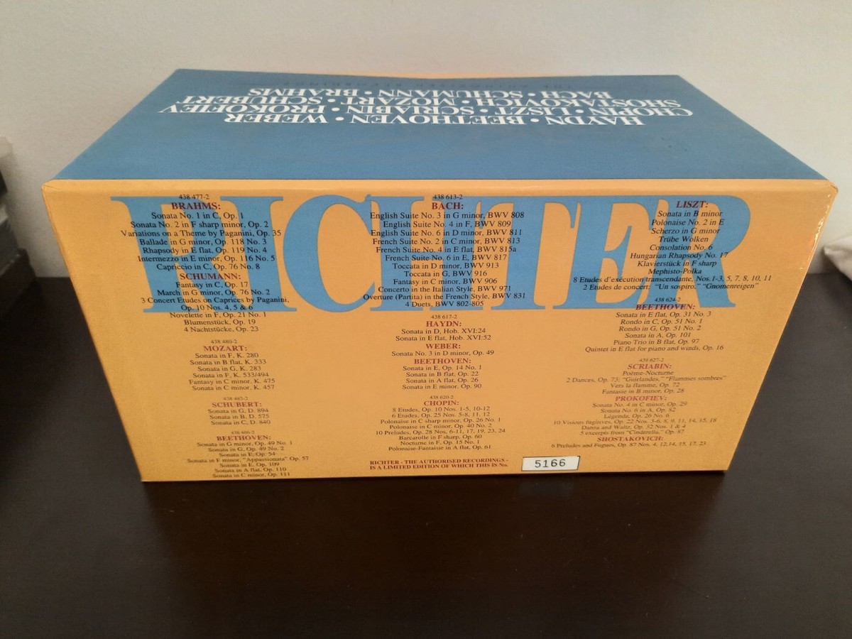 Sviatoslav Richter - The Authorized Recordings Philips 21 CD Box