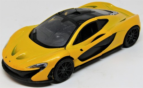 Motormax Toy Co. Yellow McLaren Pi, Die Cast Vehicle, 1:24 Scale.