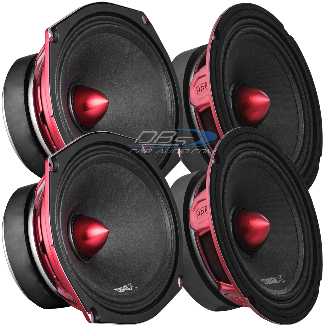 DS18 PRO-ZXi8M 8-Inch Mid-Range Car Speaker - 350W RMS, 8-Ohm, Pro