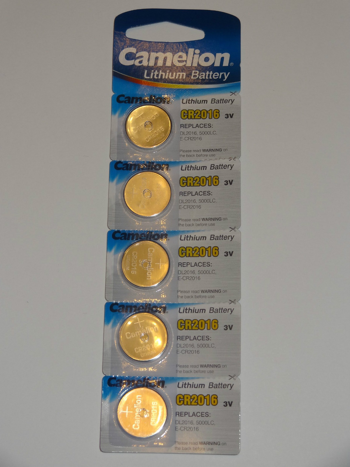 Thumbnail - 10 Stk Knopfzellen Uhrenbatterien Knopf Zellen Camelion Cr2016 Dl2016