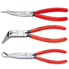 Knipex Mechanic Pliers Set Curved Bent Angled Hose Grip 3pc 8" 9K008012 US