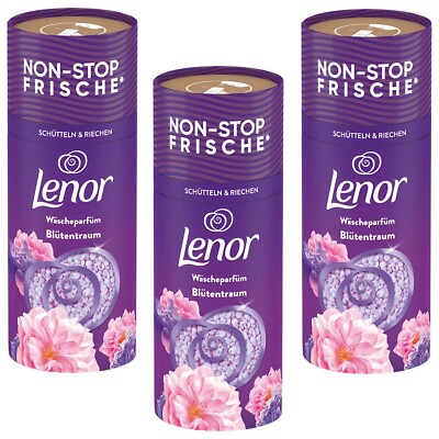 3 Piece Lenor Laundry Perfume Blossom Dream 3x 5.5oz 12 Wl Long Fresh Clothes