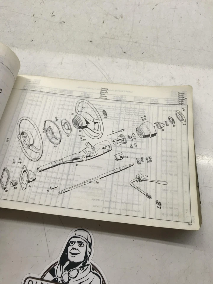 Ersatzteilliste Aufbau Handbuch Mercedes W114  230 250 280 280 E 10218 - Bild 4 von 4