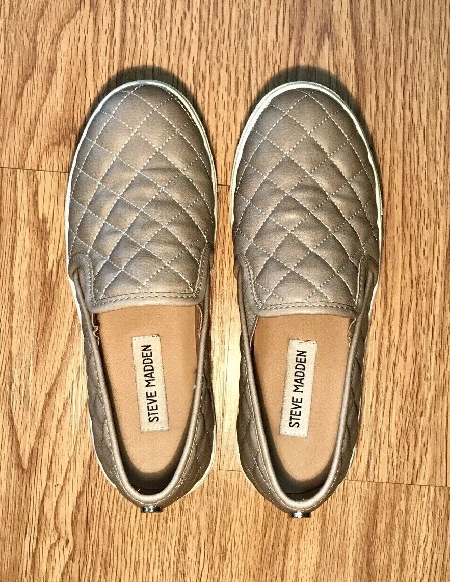 Steve Madden Womens Girls Ecentrcq Sneakers Size Womens 5.5B Youth 4 Gray