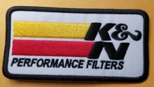 K&N Performance Filters Embroidered Patch approx 2x4"