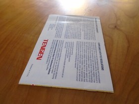 Skull & Crossbones NES / Tengen Manual Only ~ Instruction Booklet