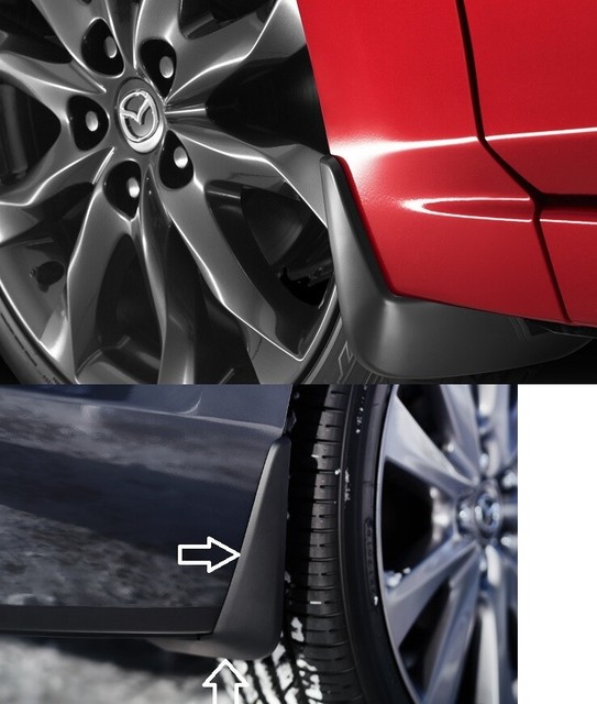 20192020 Mazda 3 (4 Door Sedan) Front and Rear Splash Guards (set of 4