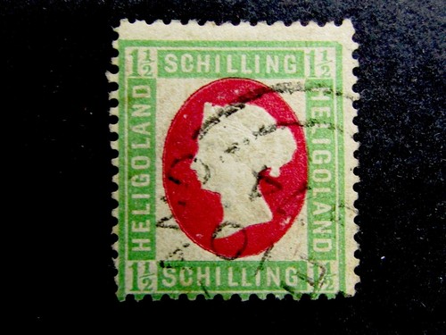 nystamps British Heligoland Stamp # 12 Used $325 U27y2650