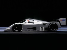 Cars 1990 sauber mercedes benz c11 race racing Desk Mat Stitched
