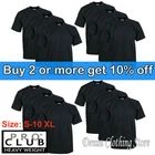 12 PACK PROCLUB PRO CLUB MENS HEAVYWEIGHT BLACK SHORT SLEEVE T SHIRTS COTTON TEE