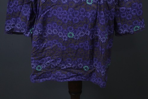 GUDRUN SJODEN Multi Cotton Floral Round Neck Button Front Shirt Dress Size XL - Picture 11 of 14