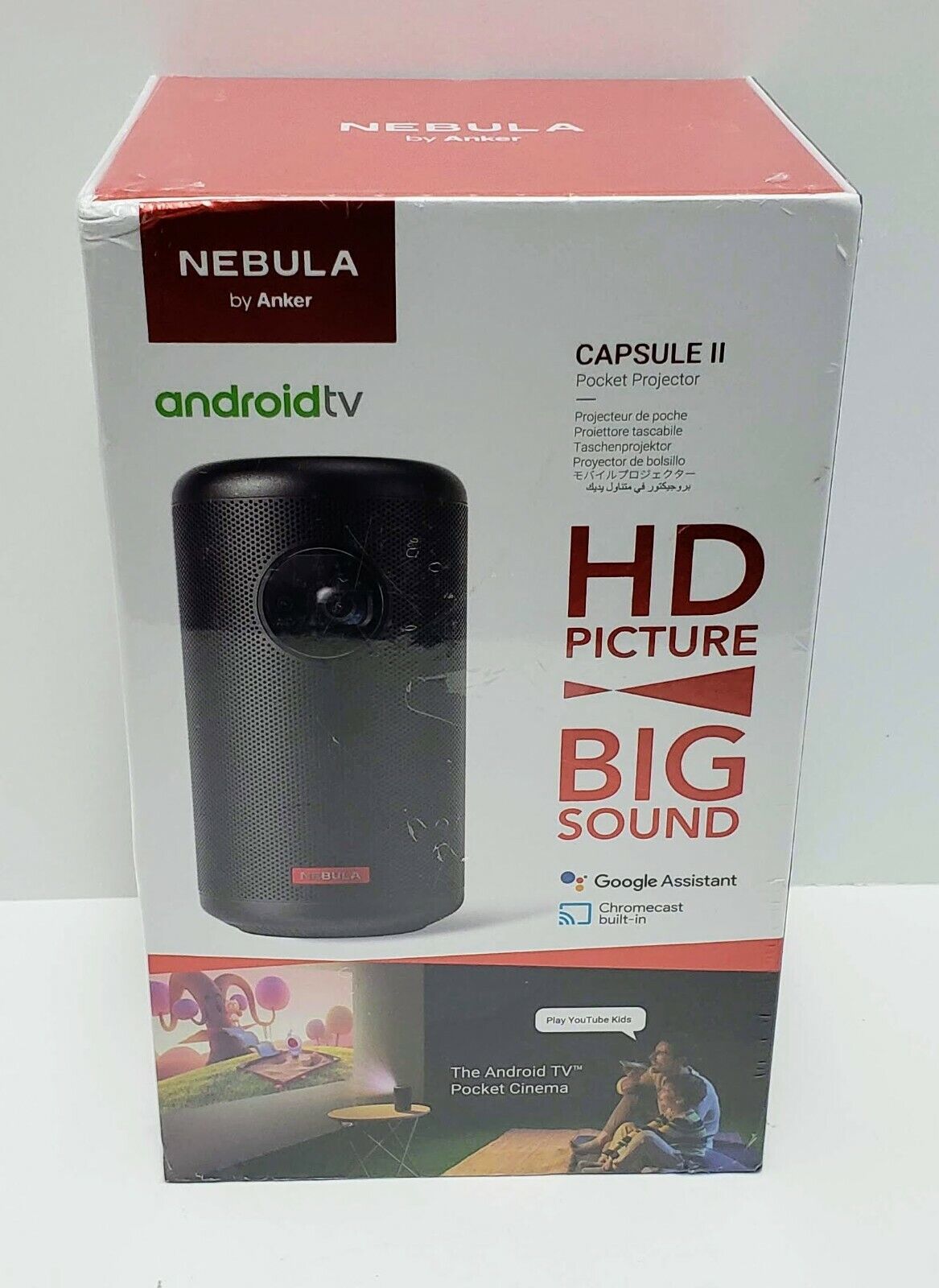 Nebula Capsule II Smart Portable Projector - Black for sale online 