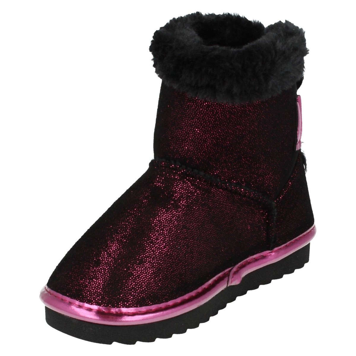 Ragazze Pineapple H4R194 Piatto Ggy Fodera Pile Comodo Brillantini