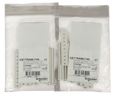 (2 PACKS 1-100) Schneider Electric NSYTRAB61100 Linergy 6mm Marking Cards
