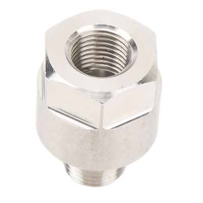 1/8in NPT Male To M10x1.0 Female Adapter - Rostfreier Öldruckmesseradapter - Für