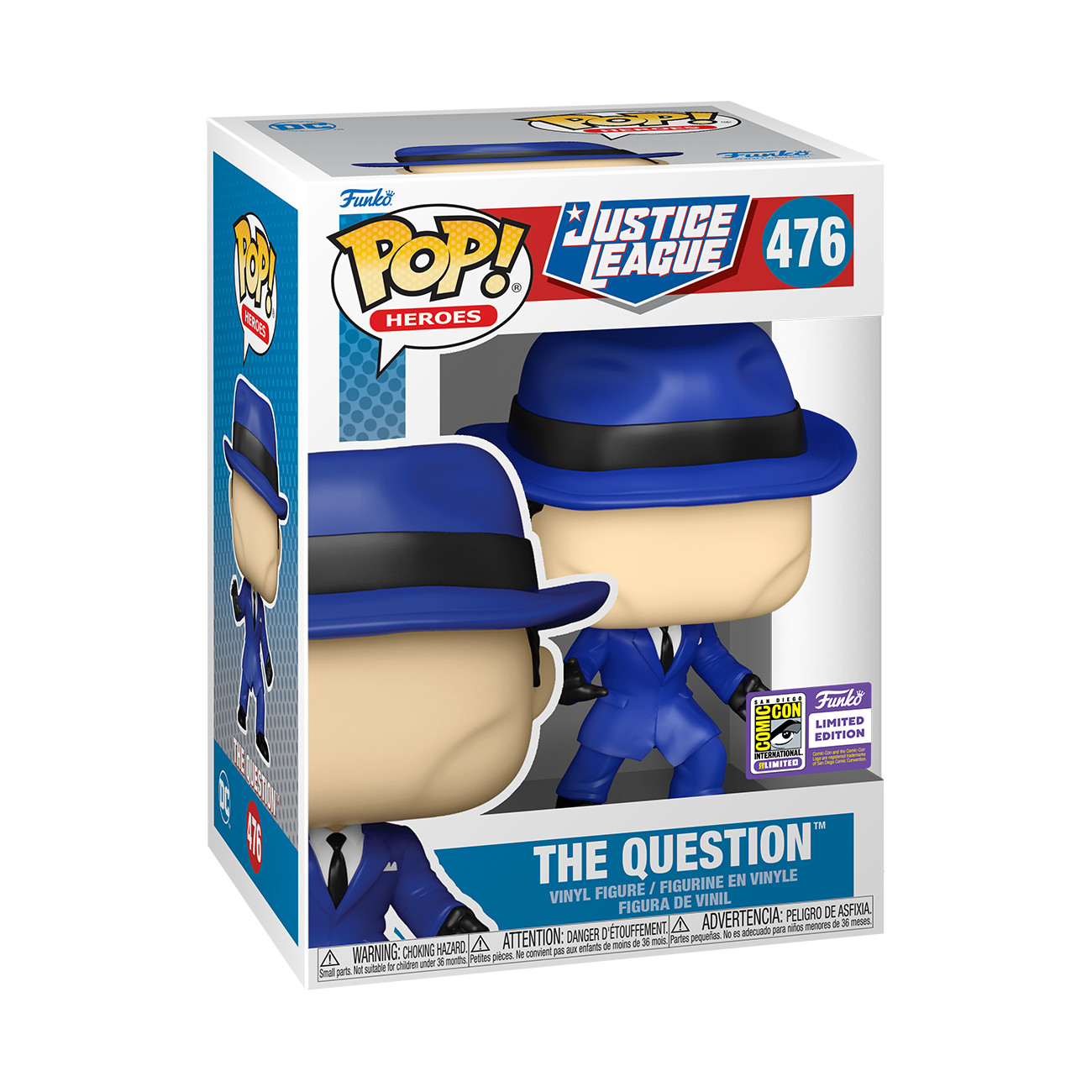 Funko Pop! Vinilo: DC Universe - The Question (SDCC) - San Diego Comic Con Funko