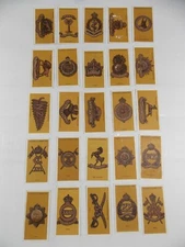 Players Cigarette Cards Colonial & Indian Army Badges 1916 Complete Set 25