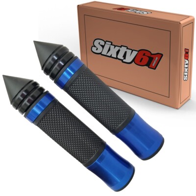 Yamaha R1 R3 R6 2006-2025 Comfort Racing Black Blue Hand Grips Spike ...