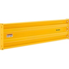 Global Industrial Steel Guard Rail 3-Rib 6'L Yellow