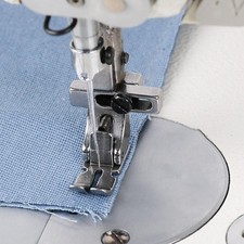 Piedino per orlatore pieghevole 4in1 robusto e destro guida per macchina da
