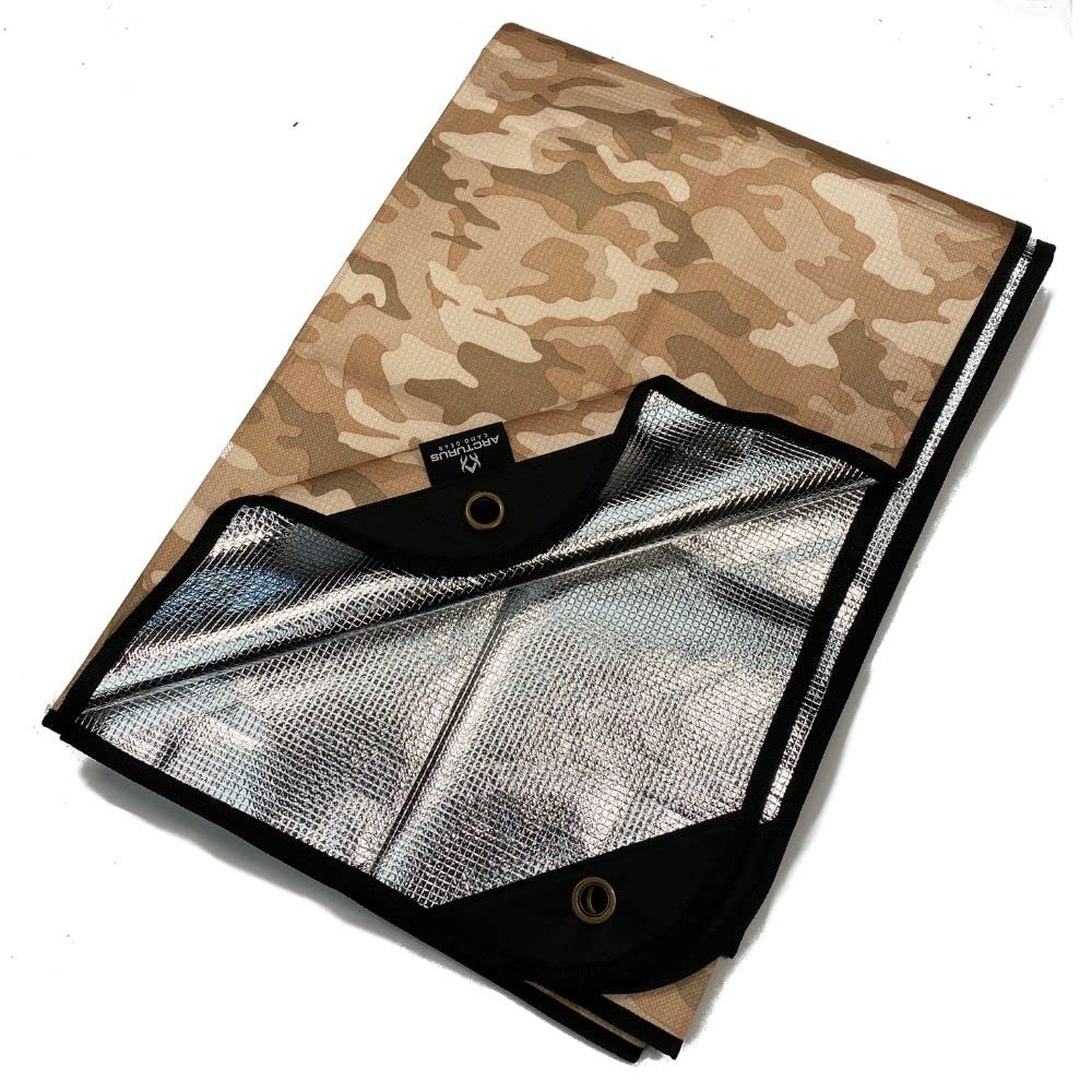 Arcturus Insulated Tarp, Reusable Heavy Duty Thermal Survival Blanket – 60x82...