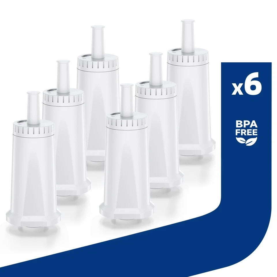 6Pcs Water Filters Compatible with  Sage® Espresso Machines, BES008, Barista SES