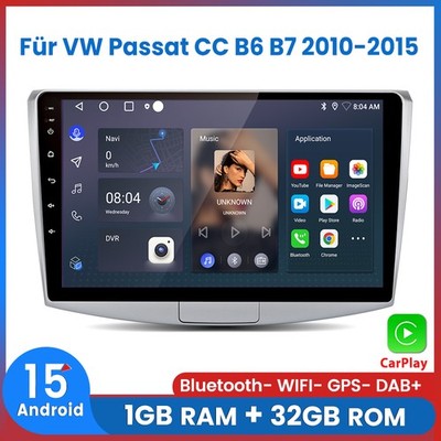 Für VW Passat CC B6 B7 2010-2015 Carplay Android15 Autoradio GPS Navi BT FM DAB+