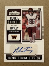 2023 Mitchell Tinsley Panini Contenders Rookie Ticket Auto Card #304 Bengals 