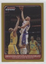 2006 Bowman Draft Picks & Stars Gold Refractor 18/50 Charlie Villanueva #71 rf2