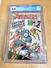 THE AVENGERS #4 CGC 2.5 1964 Marvel 1ST SA APP OF CAPTAIN AMERICA STEVE ROGERS