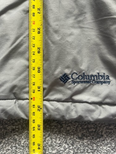 Abrigo Columbia Para Hombres Talla XL Gris Con Capucha Cremallera Forrado de Vértice Chaqueta de Esquí - Imagen 12 de 18