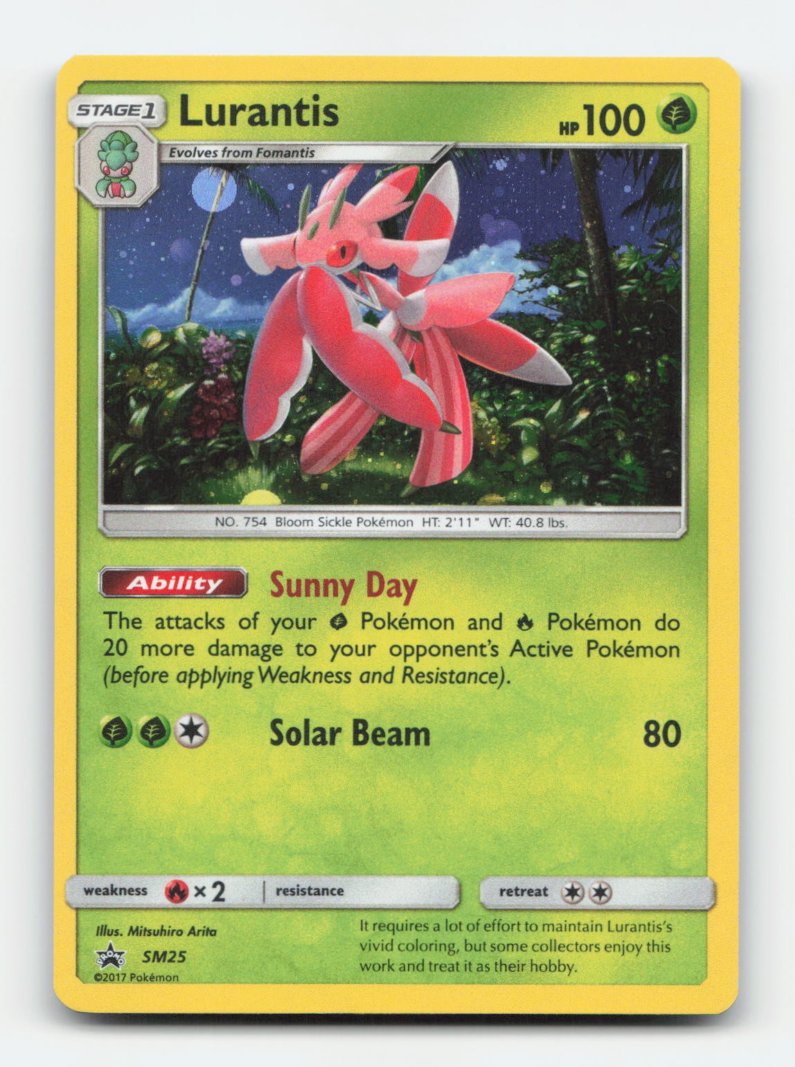 Lurantis - SM25 - Holo P Sun & Moon Promo Pokemon NM