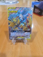 Moltres & Zapdos & Articuno GX (Full Art) 66/68 Hidden Fates Holo Pokemon